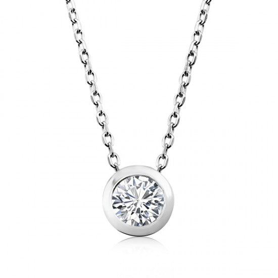 Класическа висулка с диамант 0.40 ct.